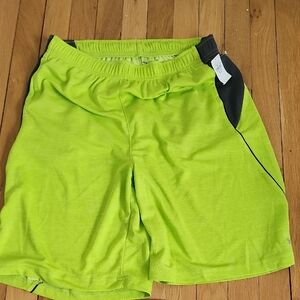 Men's Lime Green Athletic Shorts
